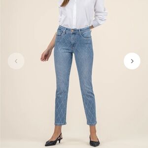 Kut from the Kloth Reese High Rise Ankle Straight Leg